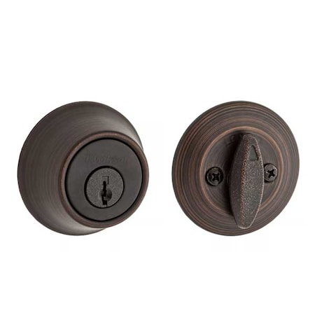 Kwikset Kwikset: 660 Single Cylinder Deadbolt / Venetian Bronze KWS-660-11P